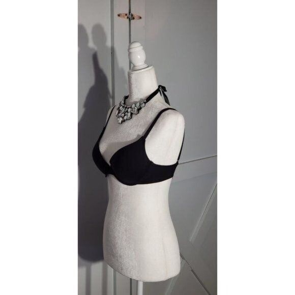 PINK VICTORIA´S SECRET PUSH UP BRA COLOR BLACK SIZE 34C - Picture 5 of 6